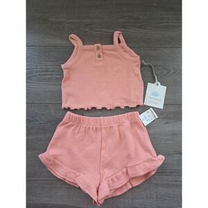 Cloud island baby girl outfit 0-3 mos